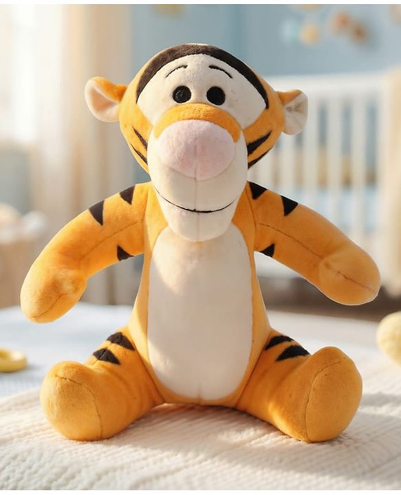 Babyhug Disney Tigger Soft Toy 35 cm Premium Plush Stuffed Toy for Kids Super Soft & Washable Perfect for Gifting Imaginative Play & Emotional Development Cuddly Toy BIS Certified