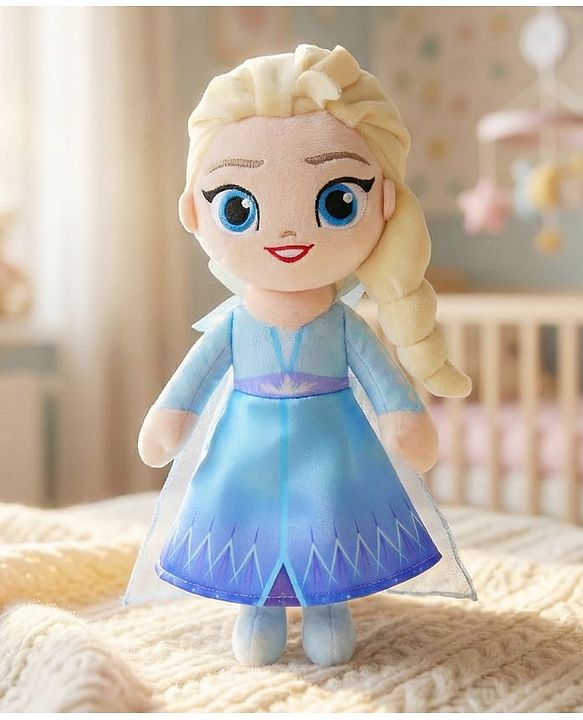 Babyhug Disney Elsa Doll 10 Inch| Princess Doll for Kids| Ideal for Gifting, Imaginative Play & Emotional Development| Plush & Soft| Lightweight & Perfect for Pretend Play| BIS Certified