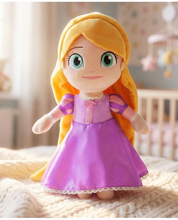 Babyhug Disney Rapunzel Doll 10 Inch Princess Doll for Kids Ideal for Gifting, Imaginative Play & Emotional Development Plush & Soft Lightweight & Perfect for Pretend Play BIS Certified.
