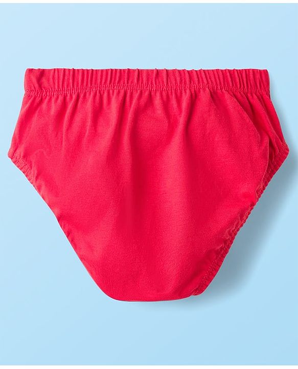 Babyhug 100% Cotton Knit Printed Briefs Pack of 3 - Multicolor