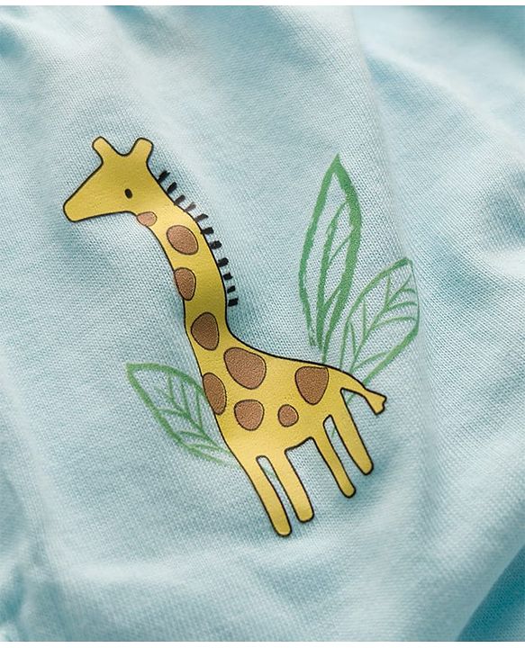 Babyhug 100% Cotton Knit Animal Printed & Striped Briefs Pack Of 3 - Mutlicolour
