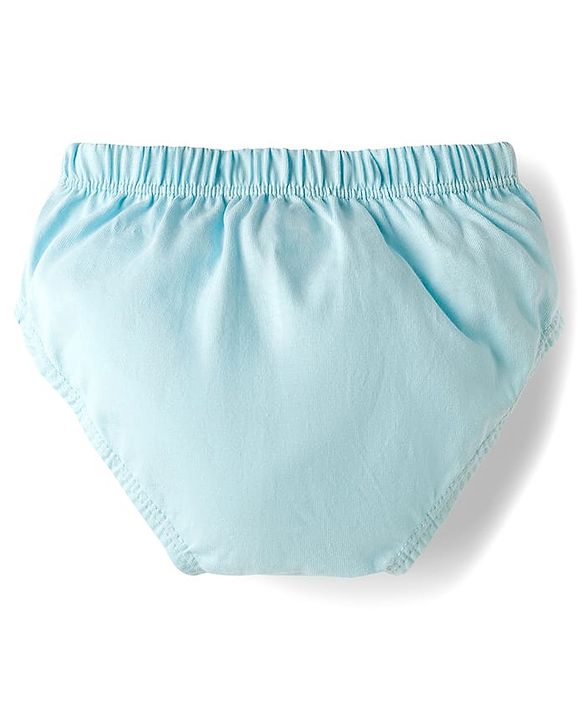 Babyhug 100% Cotton Knit Animal Printed & Striped Briefs Pack Of 3 - Mutlicolour