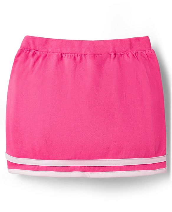 Babyhug Disney Single Jersey Knit Half Sleeves Top & Skirt Set With Minnie Mouse Graphics - Pink
