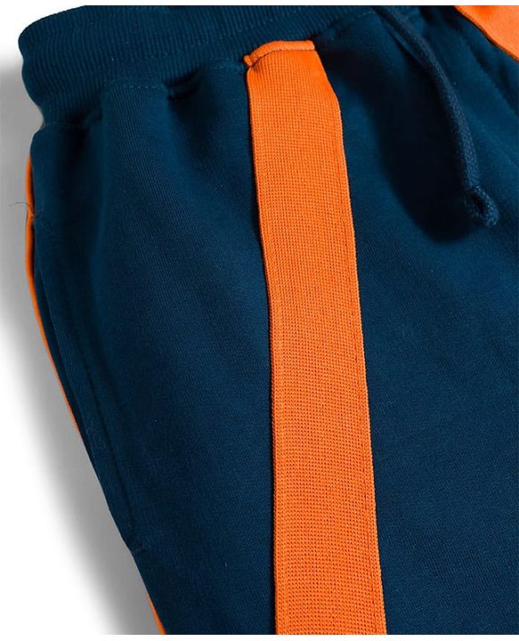 Pine Kids 100% Cotton Knit Full Length Cut N Sew Lounge Pant - Navy Blue