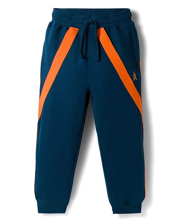 Pine Kids 100% Cotton Knit Full Length Cut N Sew Lounge Pant - Navy Blue