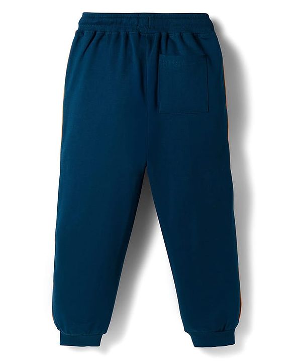 Pine Kids 100% Cotton Knit Full Length Cut N Sew Lounge Pant - Navy Blue