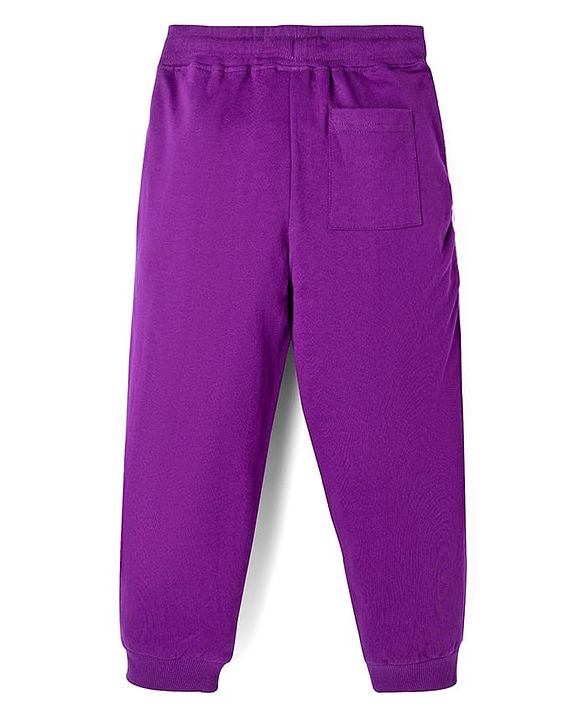 Pine Kids 100% Cotton Knit Full Length Lounge Pant - Purple