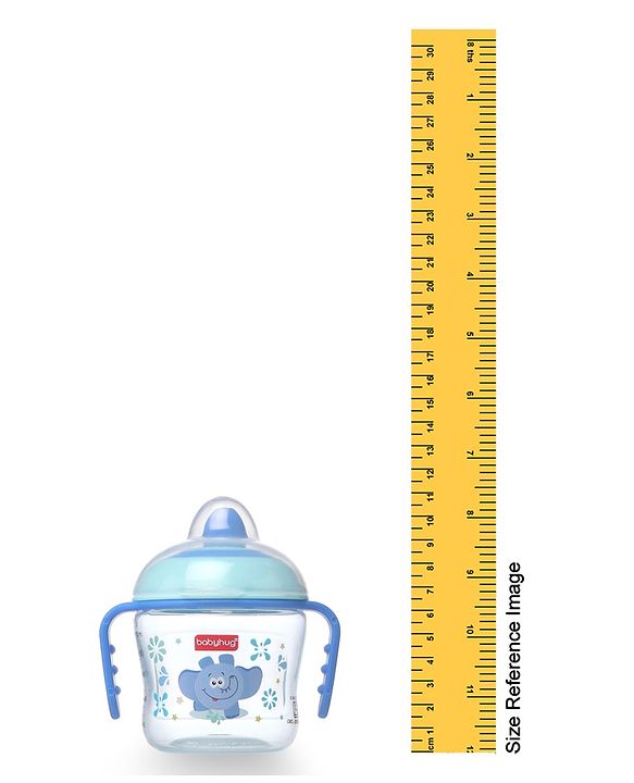 Babyhug Hard Spout Baby Sipper Cup with Anti-Spill Design, Pink & Purple-150 ml | BPA Free | Twin Handle | Lightweight