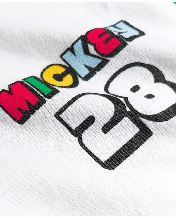 Babyhug Disney 100% Cotton Knit Half Sleeves T-Shirt With Mickey Mouse Graphic Front & Back Print - Multicolour
