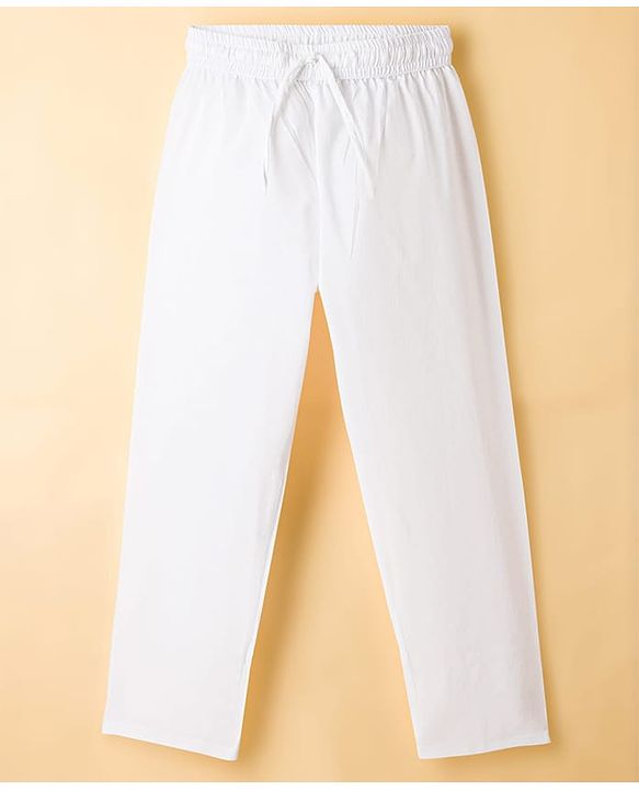 Pine Kids Woven Full Sleeves Kurta Pajama Set with Floral Embroidery - Blue