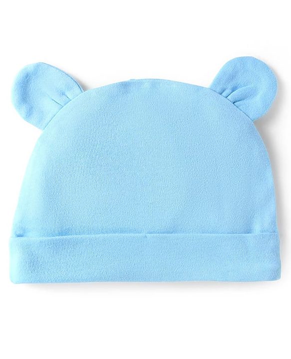 Babyhug Disney Interlock Knit Full Sleeves Onesie with Cap Mittens & Booties Lion King Graphic - Blue