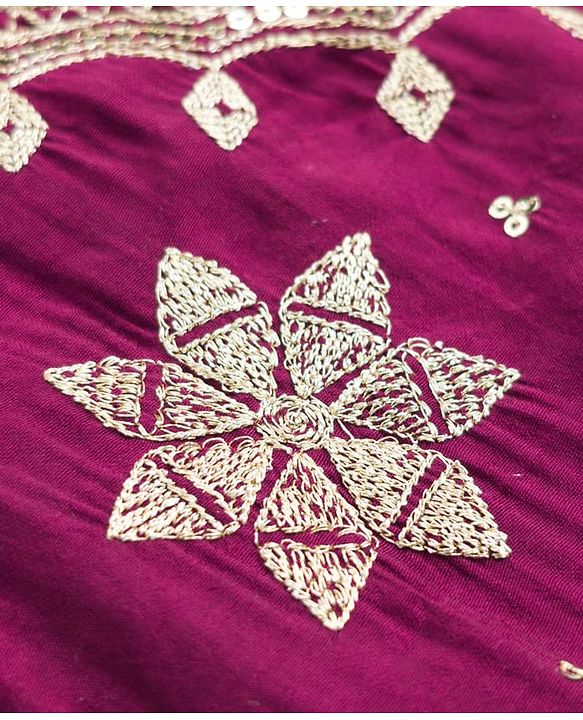 Pine Kids Woven Half Sleeves Embroidered Choli Lehenga Set With Dupatta - Multicolour