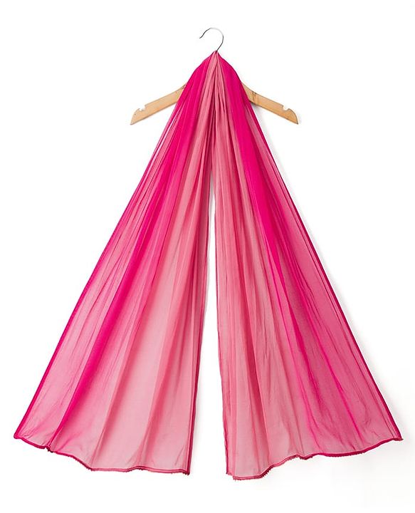Pine Kids Woven Half Sleeves Floral Printed & Embroidered Choli Lehenga Set with Dupatta - Pink