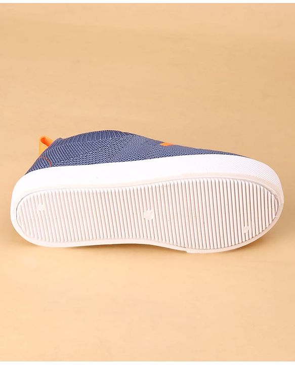 Cute Walk by Babyhug Slip On Casual Shoes with Stripe Detailing - Blue