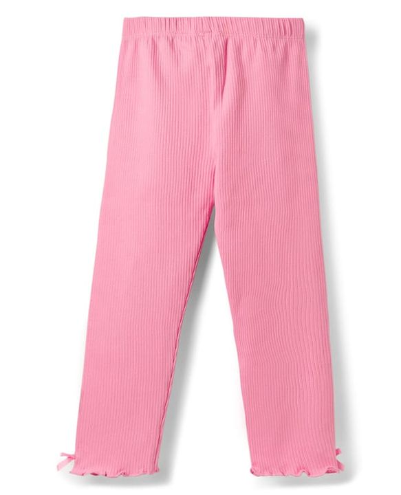 Babyhug Single Jersey Knit Full Sleeves Heart & Text Printed Top & Leggings Set - Blue & Pink