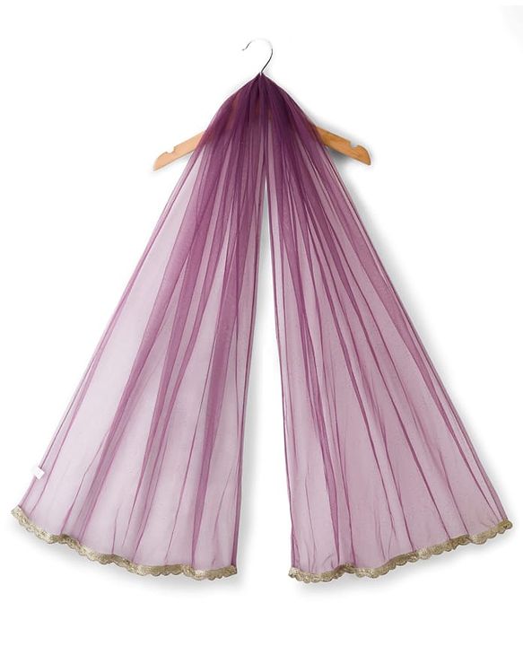 Pine Kids Full Sleeves Floral Printed Kurti & Chudidar Set With Dupatta - Purple