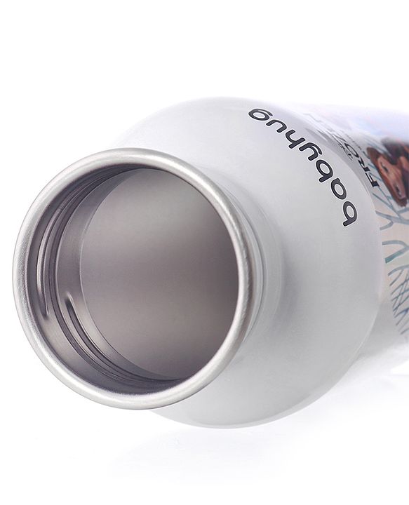 Babyhug Disney Frozen Theme Stainless Steel Color Changing Magic Bottle Multicolor - 600ml| Leak Resistant| BPA Free| Rust Proof| Food Grade 304 SS| Soft Silicone Spout