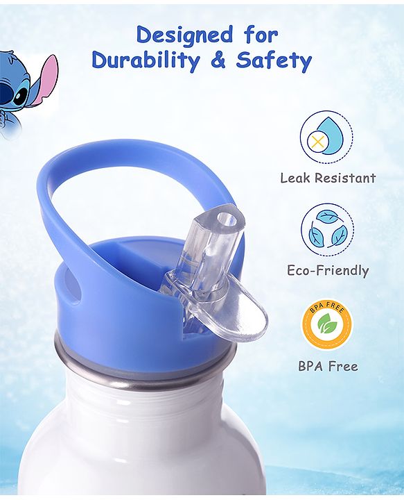 Babyhug Disney Frozen Theme Stainless Steel Color Changing Magic Bottle Multicolor - 600ml| Leak Resistant| BPA Free| Rust Proof| Food Grade 304 SS| Soft Silicone Spout