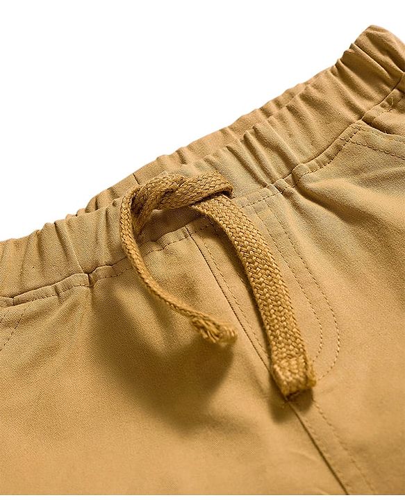 Babyhug Single Jersey Knit Half Sleeves T-Shirt & Woven Shorts Set With Animal Print - Blue & Beige