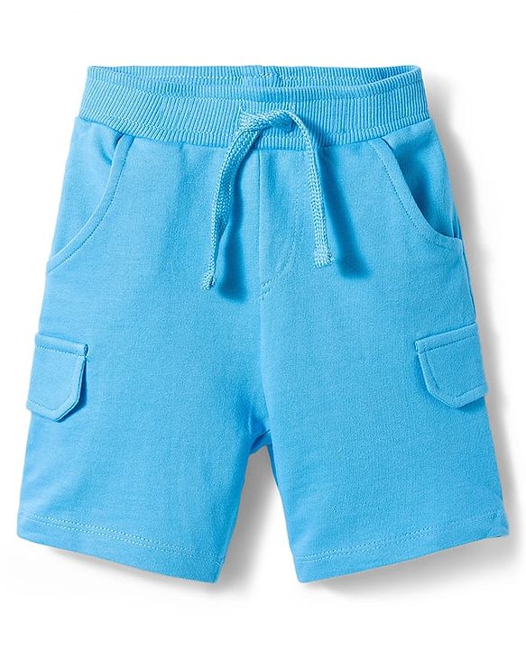 Babyhug Single Jersey Knit Half Sleeves T-Shirt & Shorts Set With Tropical Print - Multicolor