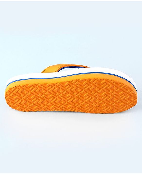 Pine Kids Slip On Flip Flops with Coconut Tree Print - Blue