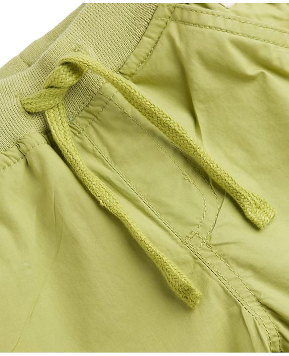 Babyhug Poplin Cotton Woven Full Length Trouser Pants with Patch & Pockets - Light Blue
