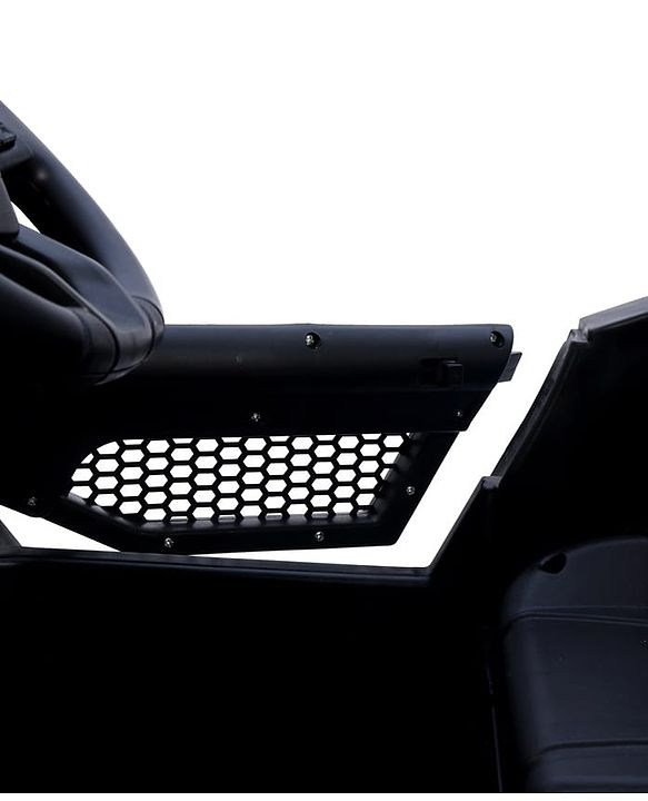 Babyhug Battery Operated Ride on Jeep with LED Lights -Red| Rechargeable Battery| Openable Doors| Built-in Music & AUX| Remote Control| Easy to Assemble| Forward Reverse & Swing| Indoor Outdoor Toy