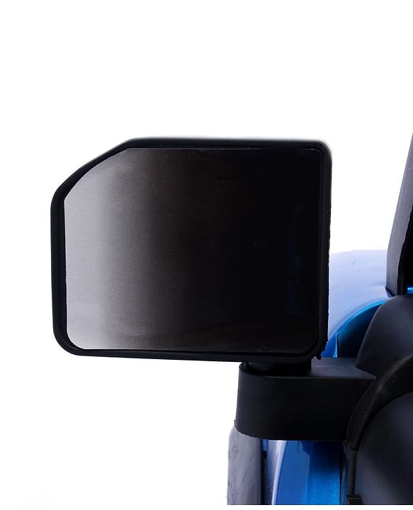 Babyhug Battery Operated Ride on Jeep with LED Lights -Red| Rechargeable Battery| Openable Doors| Built-in Music & AUX| Remote Control| Easy to Assemble| Forward Reverse & Swing| Indoor Outdoor Toy