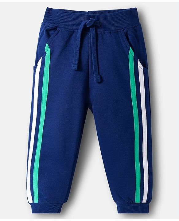 Babyhug Terry Knit Full Raglan Sleeves Cut & Sew Hooded T-Shirt & Lounge Pant Set with Explorer Print - Multicolor