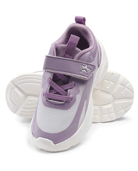 Cute Walk by Babyhug Velcro Closure Solid Sneaker Shoes - Navy Blue