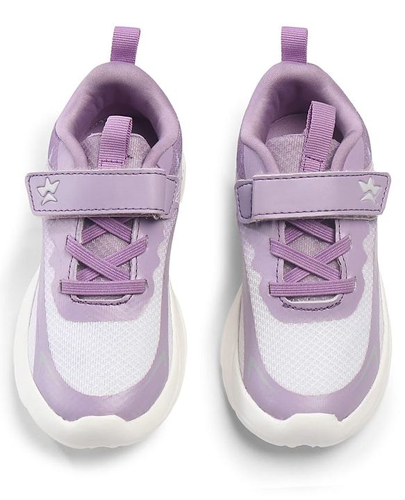 Cute Walk by Babyhug Velcro Closure Solid Sneaker Shoes - Navy Blue