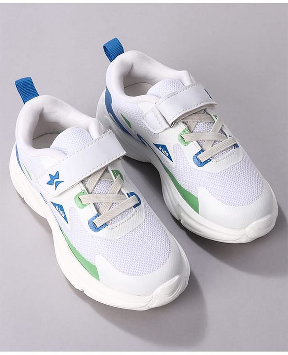 Cute Walk by Babyhug Velcro Closure Solid Sneaker Shoes - White