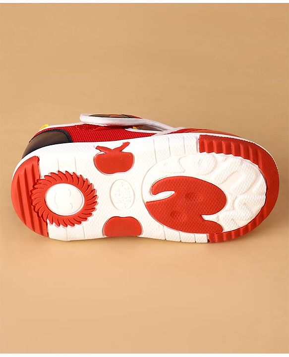 Cute Walk by Babyhug Velcro Closure Casual Shoes With Truck Applique - Navy Blue