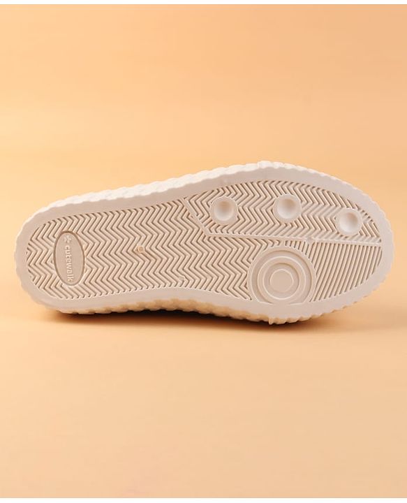 Cute Walk by Babyhug Velcro Closure Casual Shoes with Car Patch Detailing - Blue