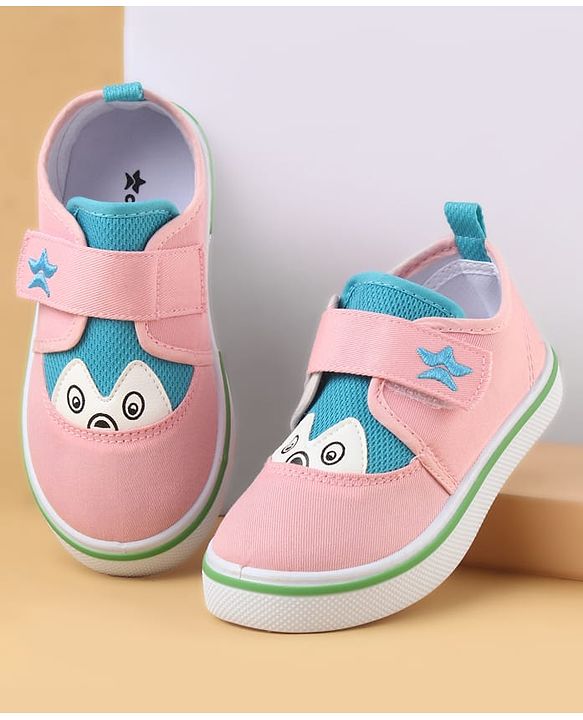 Cute Walk by Babyhug Velcro Closure Printed Casual Shoes - Pink