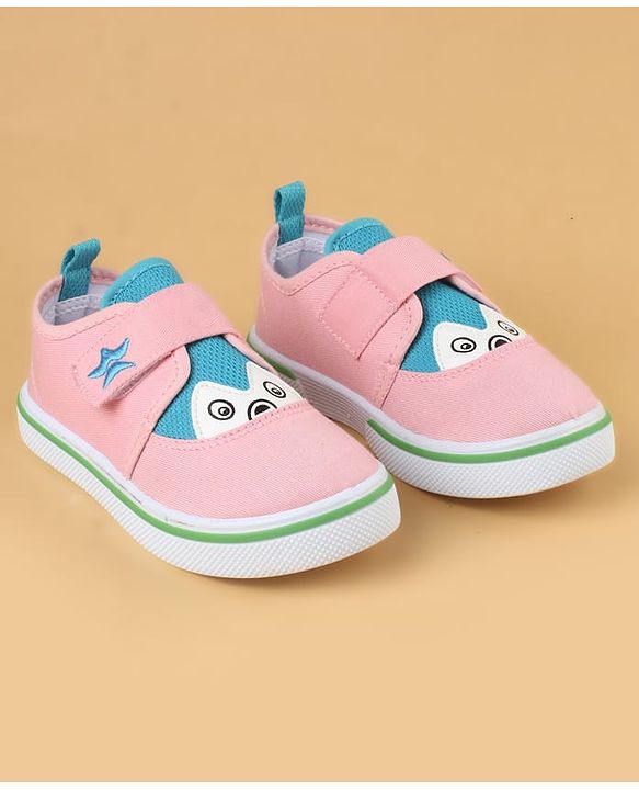 Cute Walk by Babyhug Velcro Closure Printed Casual Shoes - Pink