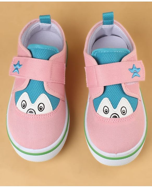 Cute Walk by Babyhug Velcro Closure Printed Casual Shoes - Pink