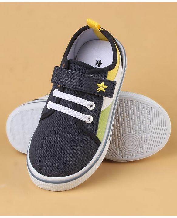 Cute Walk by Babyhug Velcro Closure Solid Color Casual Shoes - Blue