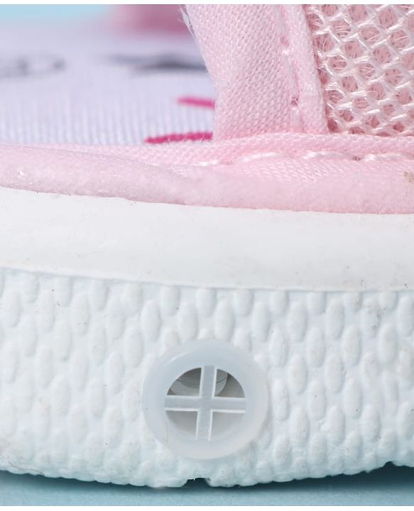 Cute Walk by Babyhug Velcro Closure Sandals With Seashell Applique - Beige