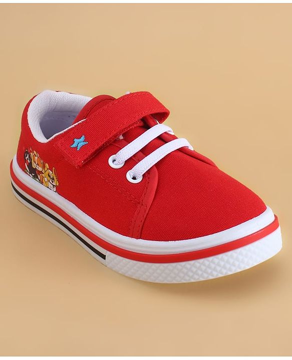Cute Walk by Babyhug Velcro Closure Casual Shoes with Animal Print - Yellow