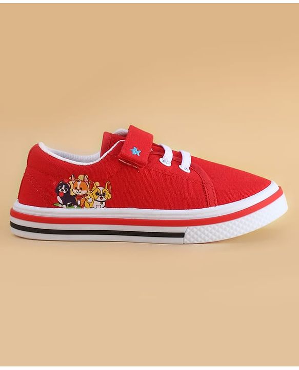 Cute Walk by Babyhug Velcro Closure Casual Shoes with Animal Print - Yellow
