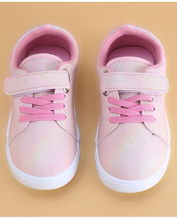 Cute Walk by Babyhug Velcro Closure Casual Shoes with Bunny Print - Blue