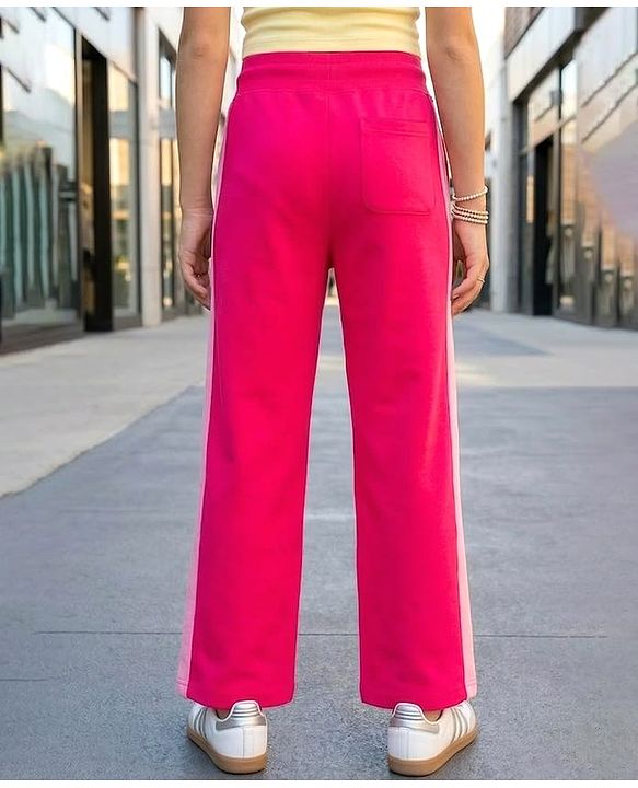 Pine Kids Knit Full Length Cut & Sew Track Pant with Lets Go Print - Red
