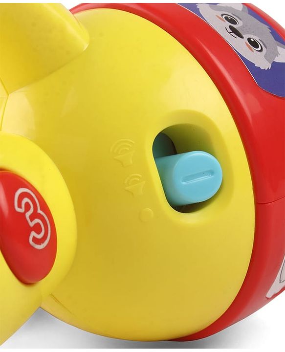 Babyhug Musical Learning Torch for Toddlers| Color-Changing Flashlight| Animal Sounds & Music| Numbers & Color Learning Toy| Interactive Toy| Gifting Option | Yellow