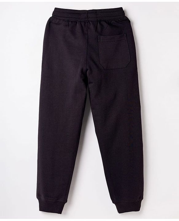 Pine Kids Knit Full Length Solid Lounge Pant - Black
