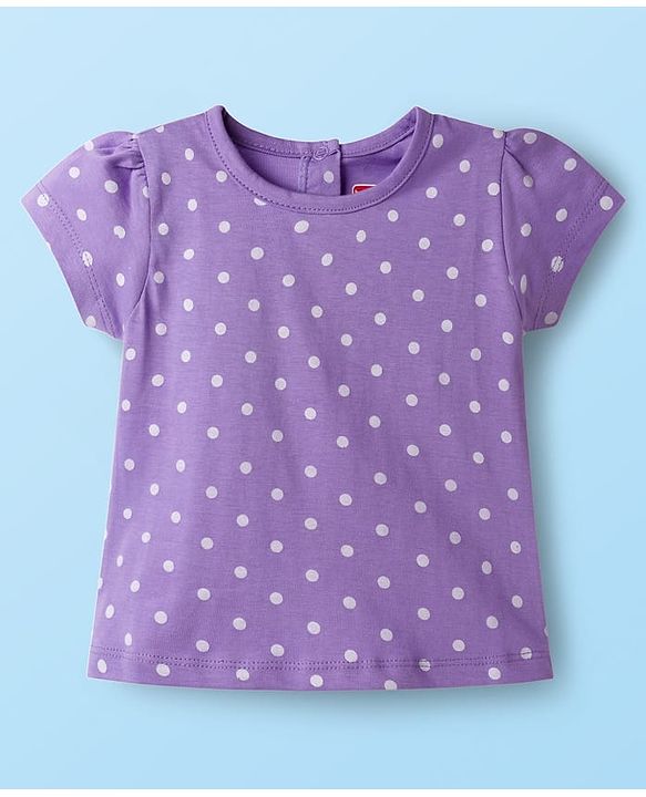 Babyhug 100% Cotton Knit Half Sleeves Floral Hearts & Polka Dots Printed T-Shirts Pack Of 3 - Multicolour