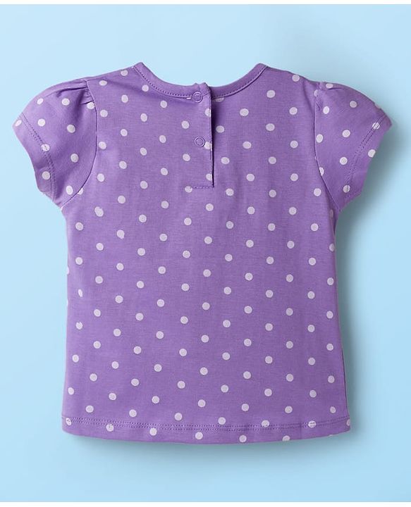 Babyhug 100% Cotton Knit Half Sleeves Floral Hearts & Polka Dots Printed T-Shirts Pack Of 3 - Multicolour