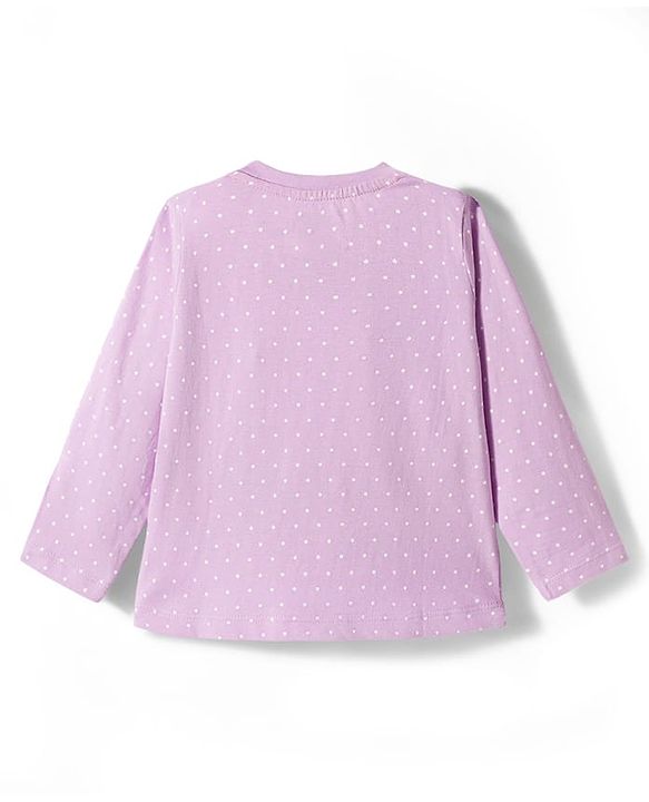 Babyhug Disney Single Jersey Knit Full Sleeves T-Shirts With Minnie Mouse Graphics Pack of 3 - Pink Purple & Green