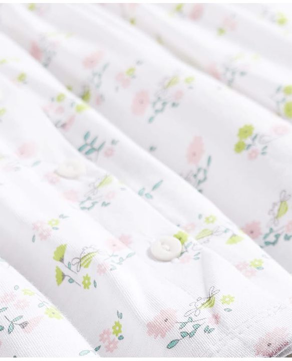 Babyhug 100% Cotton Half Sleeve Frocks with Bloomer/Short Multi age 6-9M
