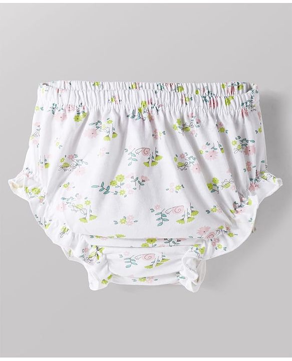 Babyhug 100% Cotton Half Sleeve Frocks with Bloomer/Short Multi age 6-9M